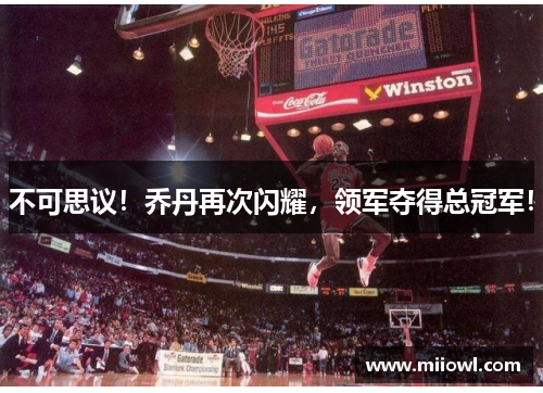 不可思议！乔丹再次闪耀，领军夺得总冠军！